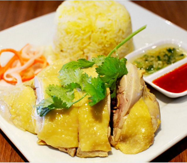 Hainan chicken rice 海南雞飯