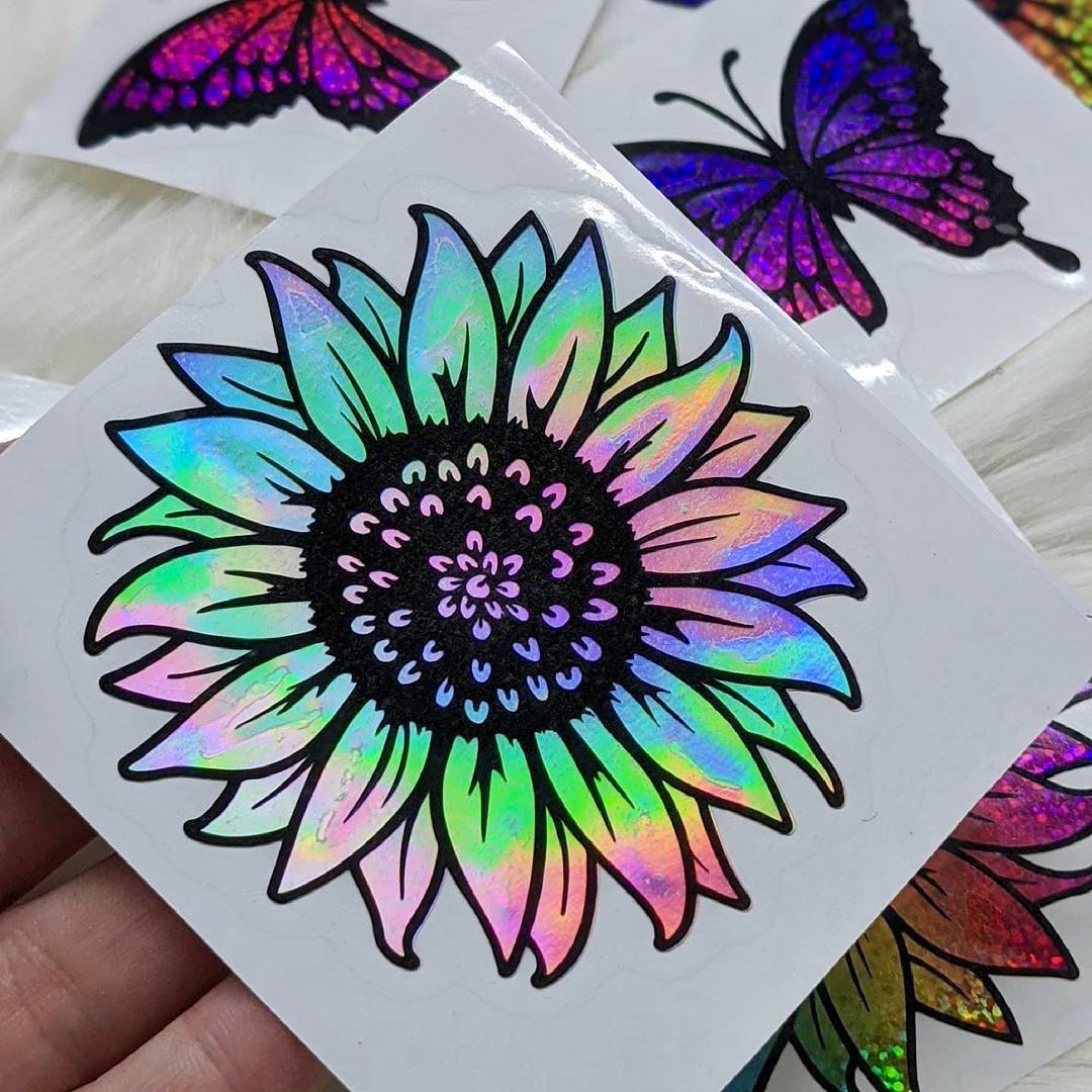 how to maky multi color vinyl stickers