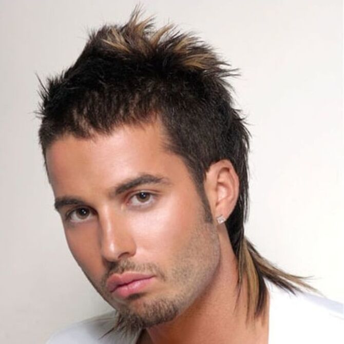 Trendy mullet haircut - are you ready for a bold change?  54