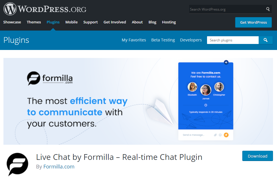 Live Chat by Formilla