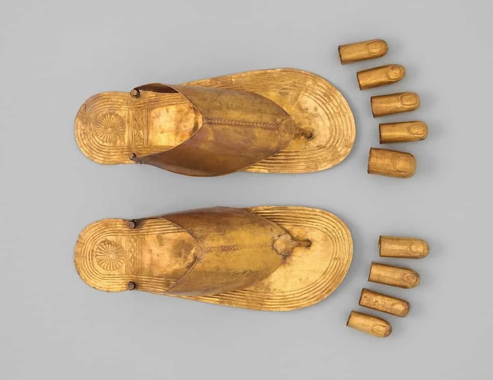 Revealing the Enigma of Ancient Egyptian Golden Sandals