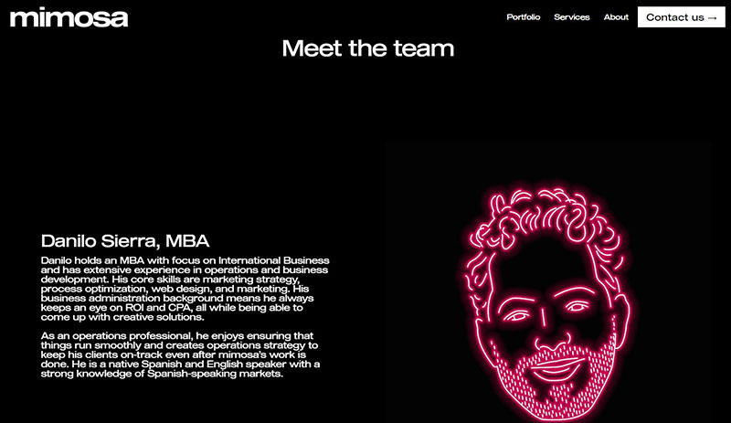 Mimosa - Meet The Team