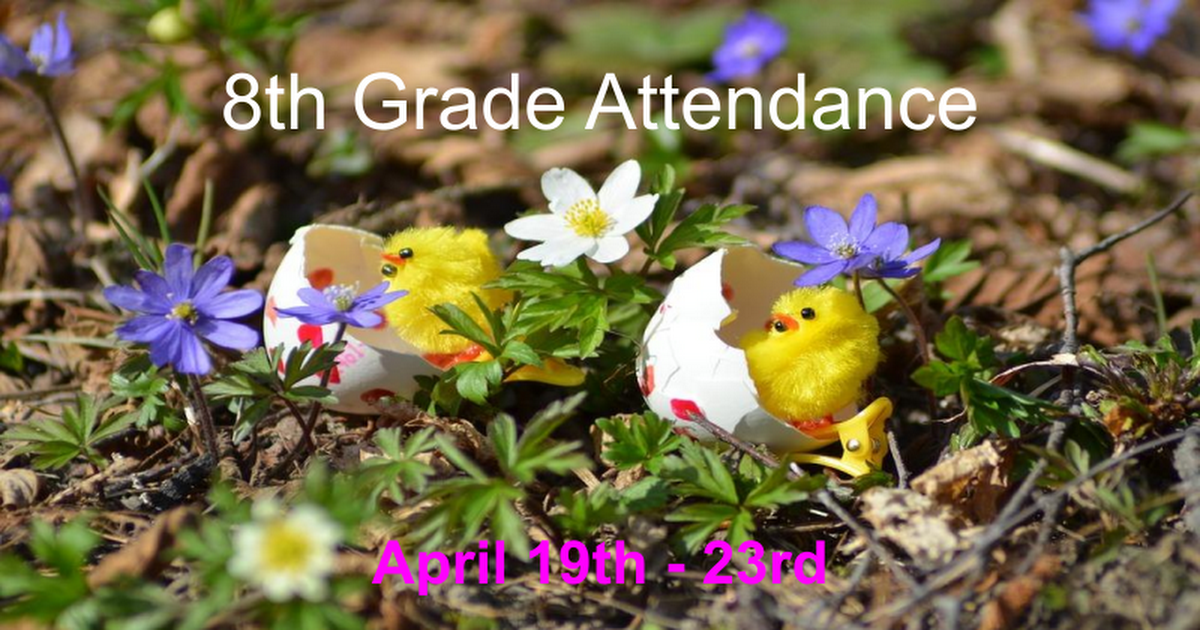 8th Grade April 19-23