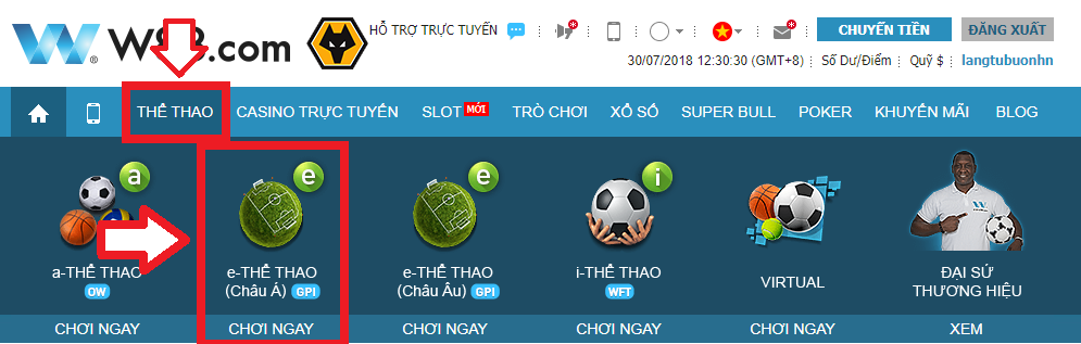 xem ty le keo w88 1