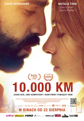 Polski plakat filmu '10.000 km'