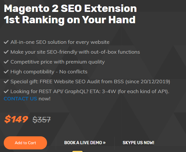 Magento 2 SEO Extension by BSS Commerce