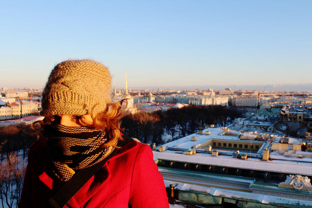 Words cannot explain how cold I was at this moment on top of St Isaac’s Cathedral, St Petersburg.