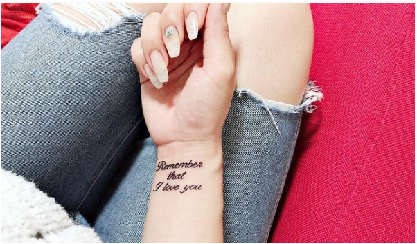 Lettering Tattoo