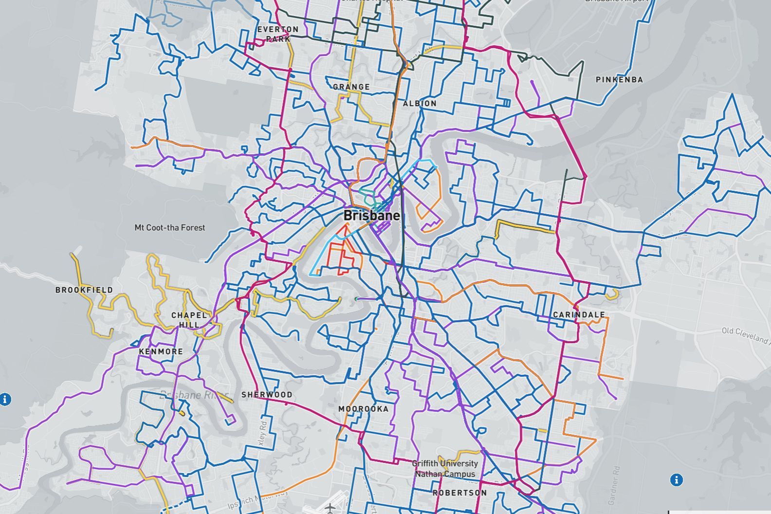 Brisbane’s New Bus Network
