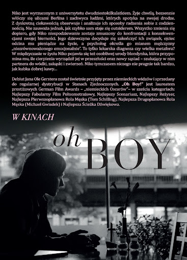 Tył ulotki filmu 'Oh Boy'