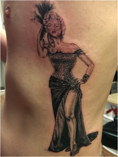 Model Marilyn Tattoo