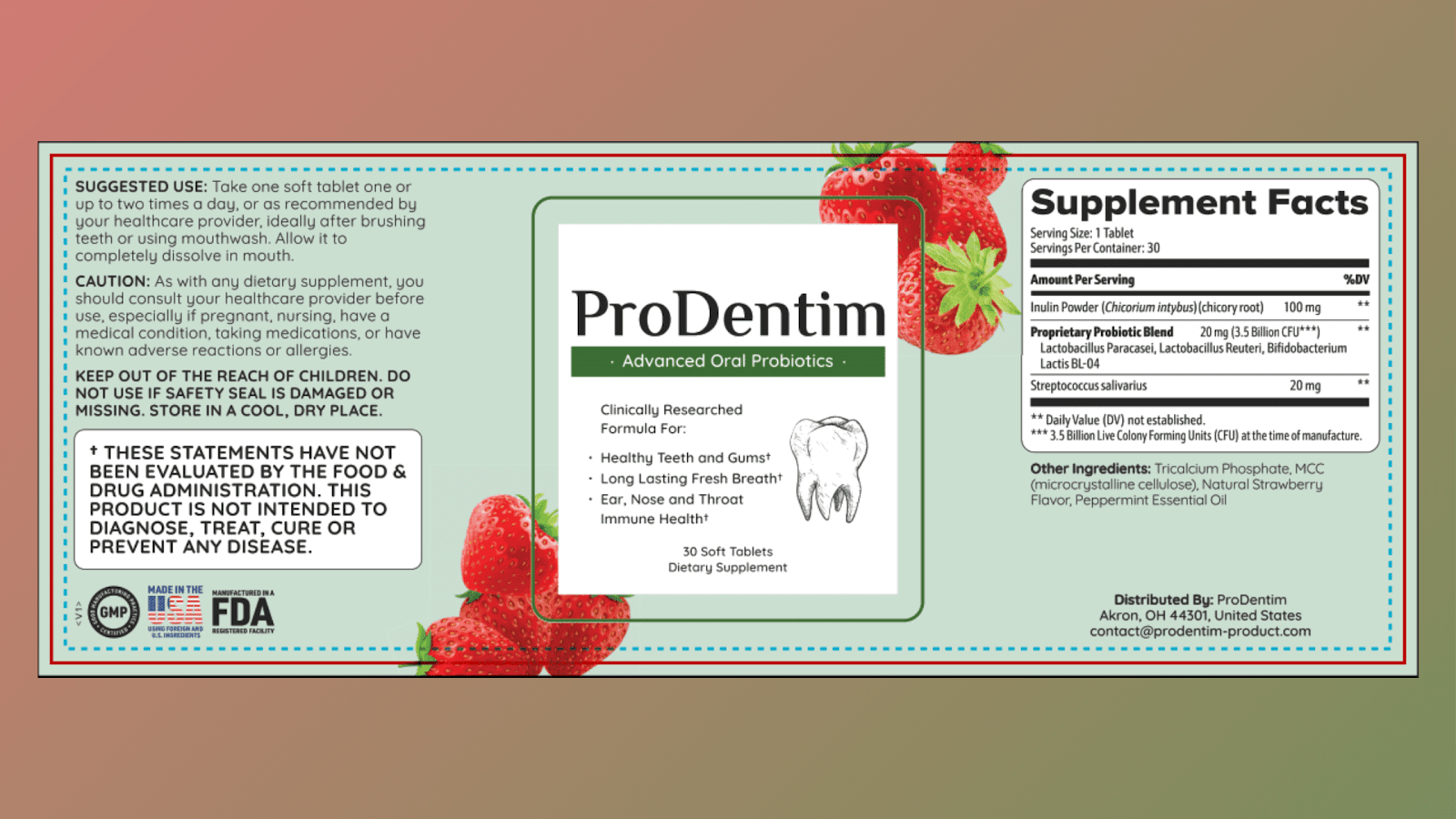 ProDentim Dosage