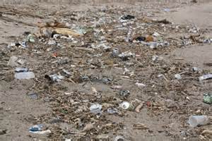 Resultado de imagen de playa contaminación botellas de plastico