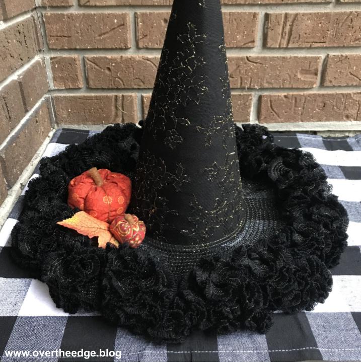 serger crochet witch hat