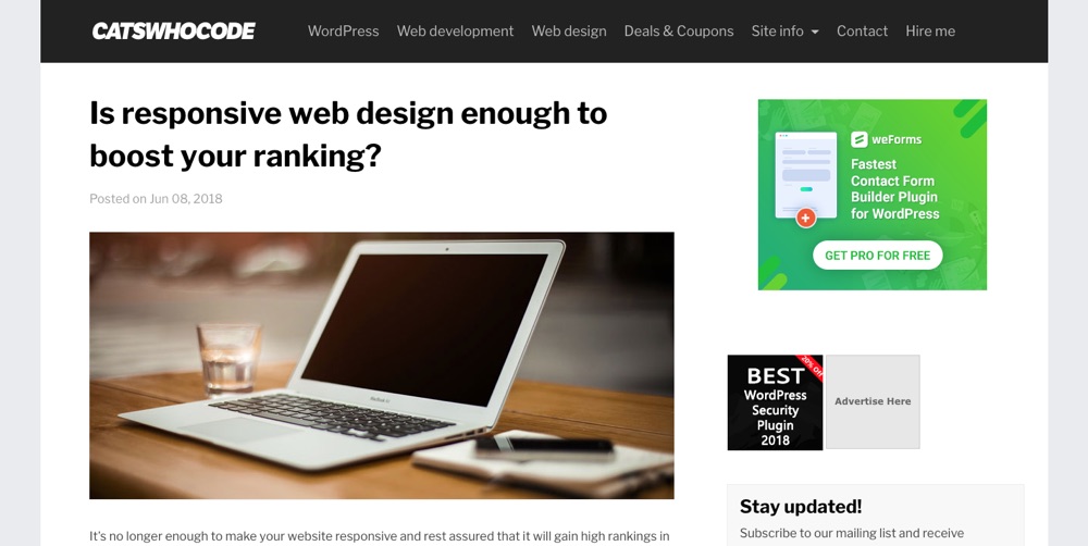 Blogs WordPress que você deve seguir - Cats Who Code
