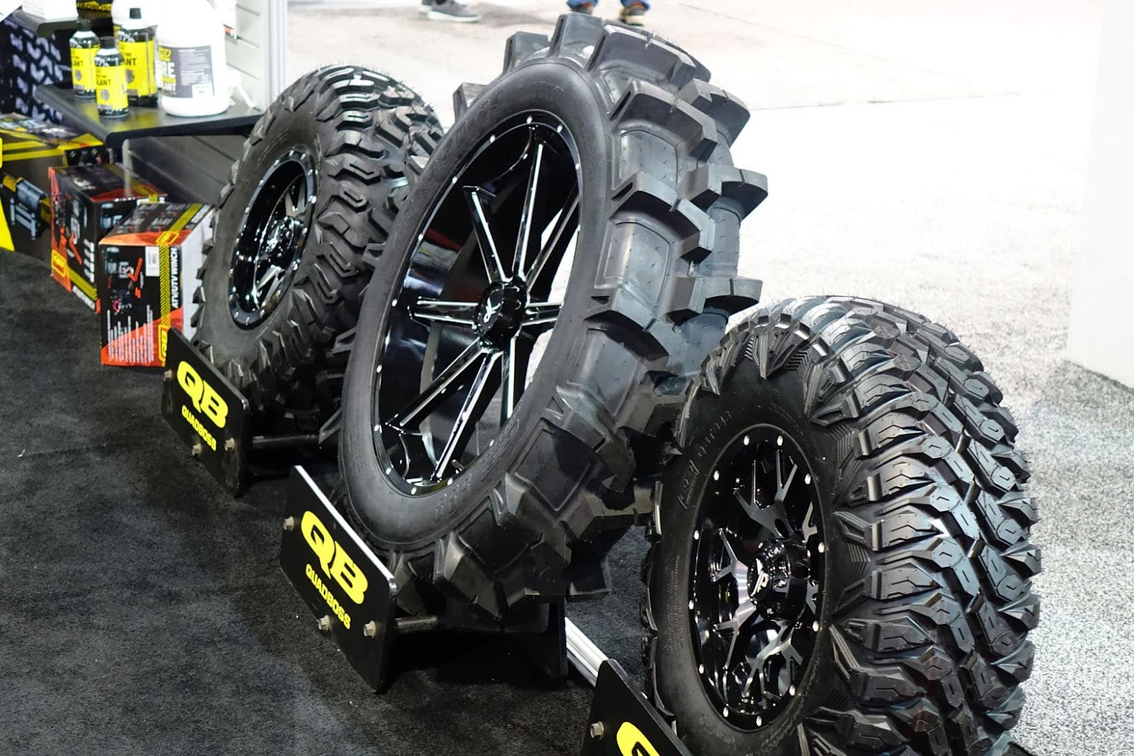 Leading tire vendors showcasing cutting-edge products at AIMExpo trade show