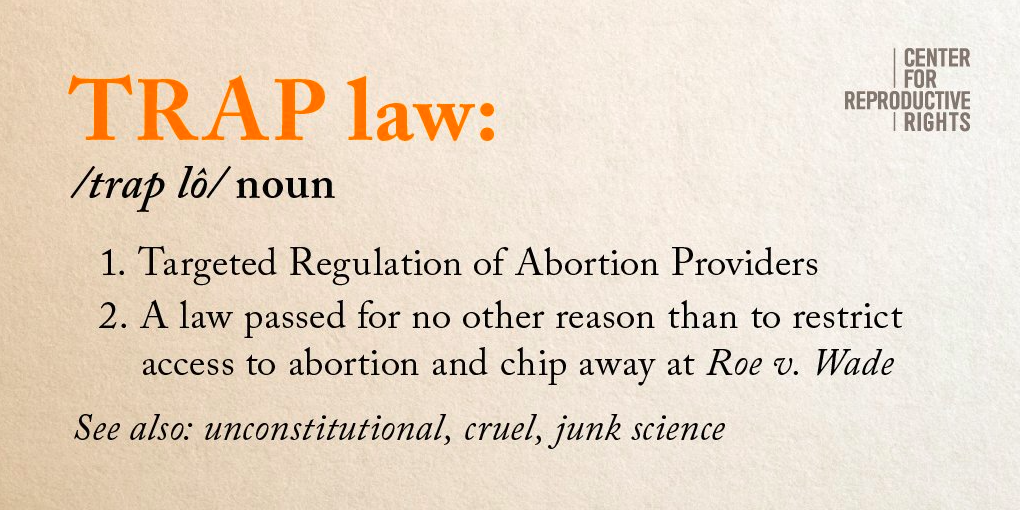 Featured image for “Targeted Regulation of Abortion Providers (TRAP) Laws”