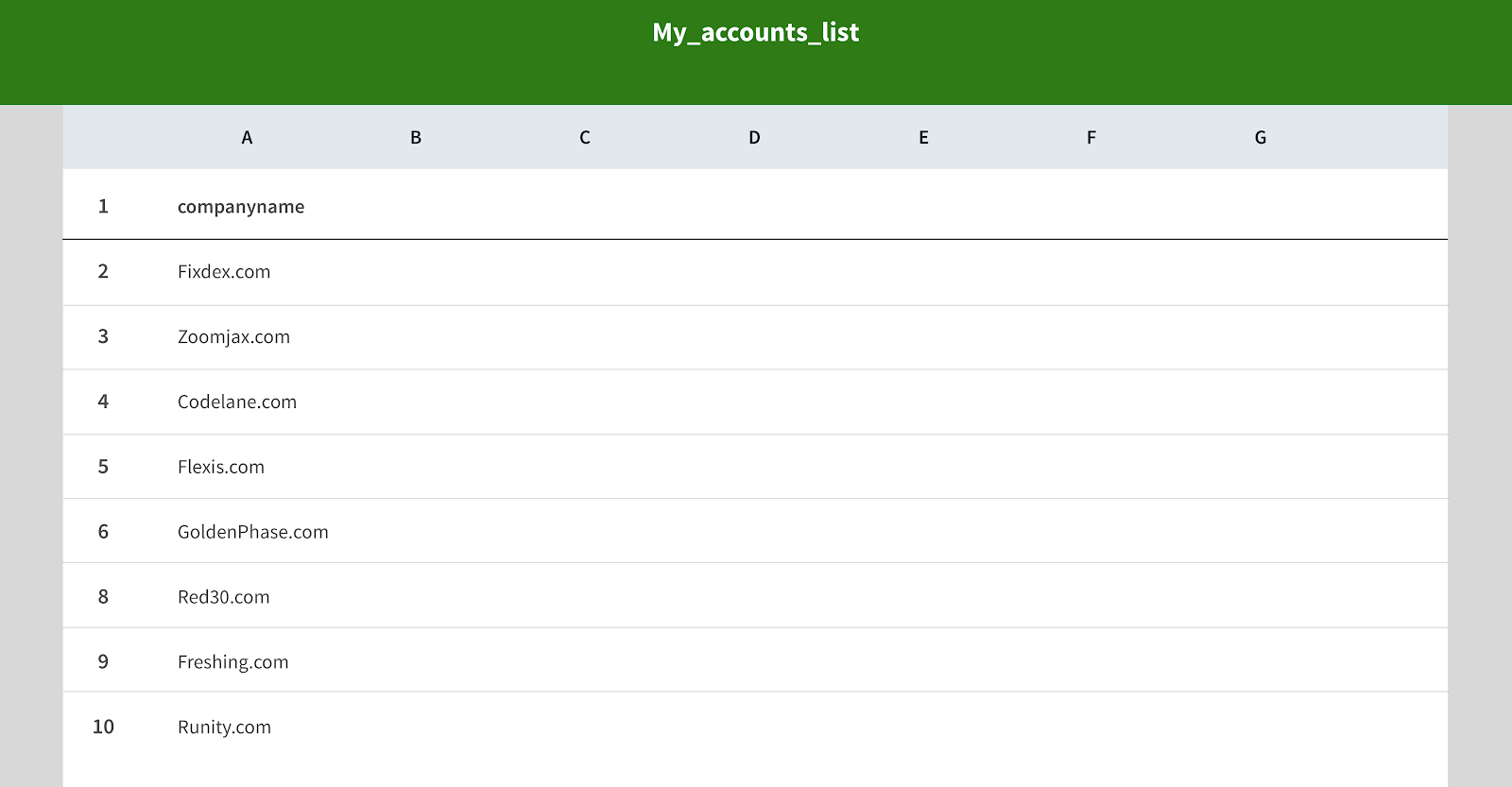 adding account list in linkedin for account based marketing ABM