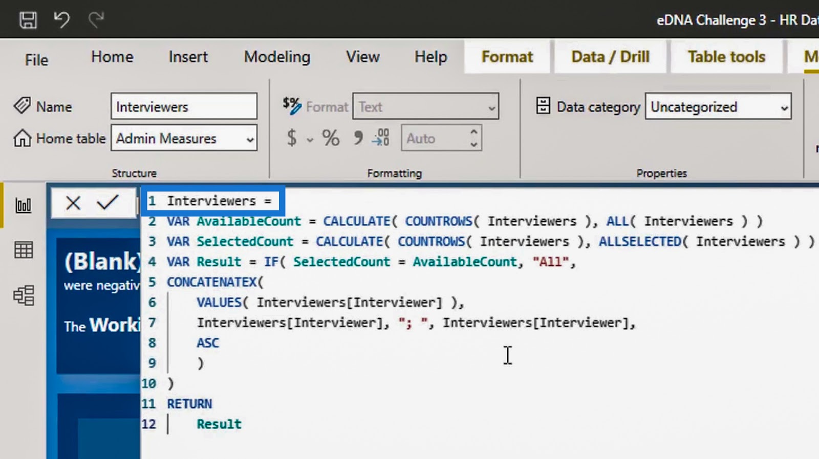 Analyzing The Formula Within A Power BI Slicer