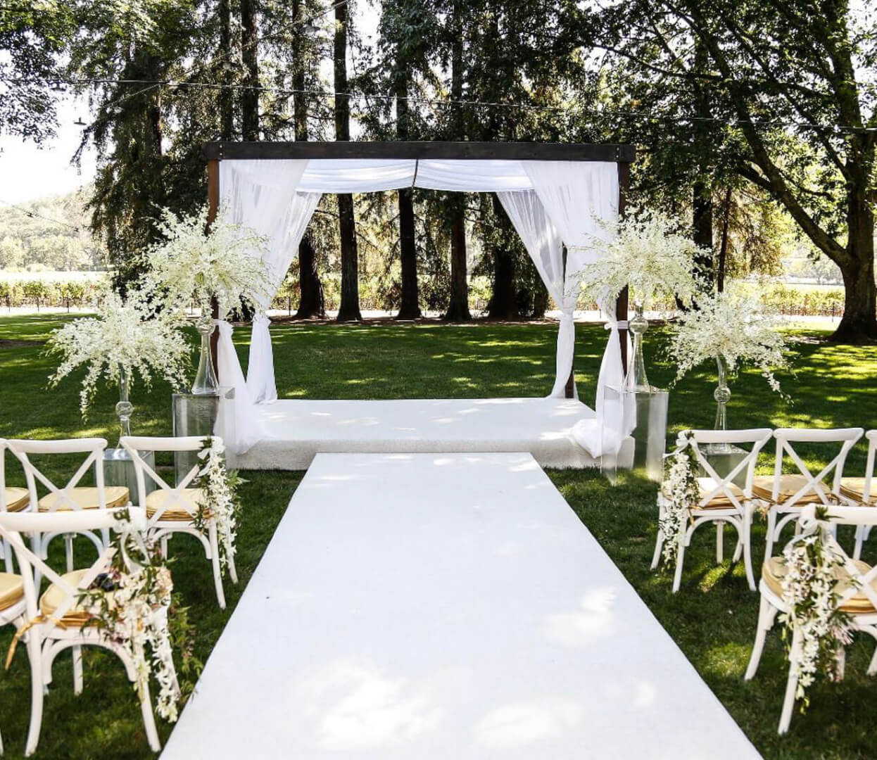 ceremony space for wedding