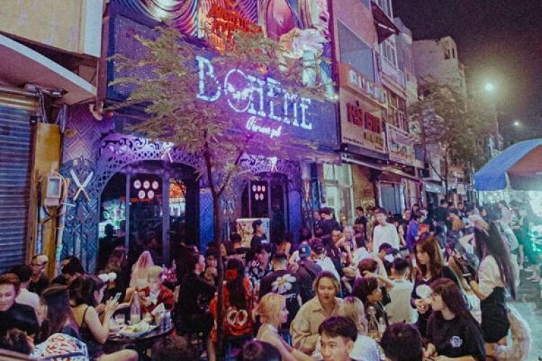 Boheme quán bar thu hút khách nước ngoài (Ảnh: Sưu Tầm)