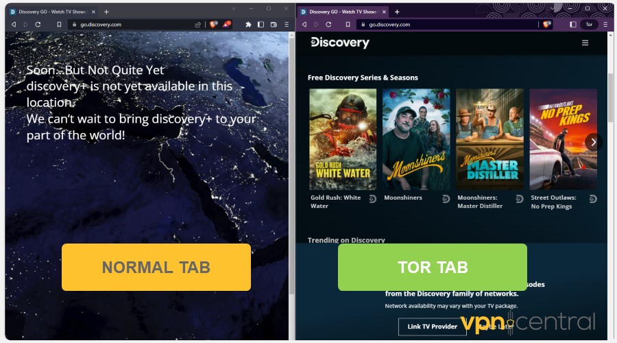 tor tab discovery go unblocked