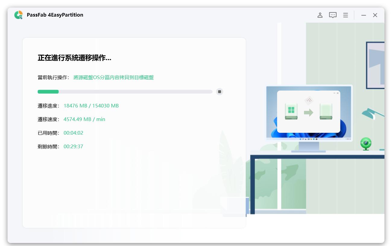 系統遷移正在進行中