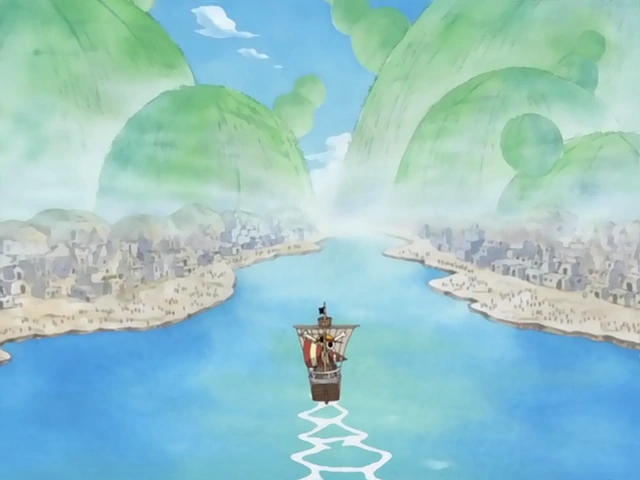A still from One Piece anime