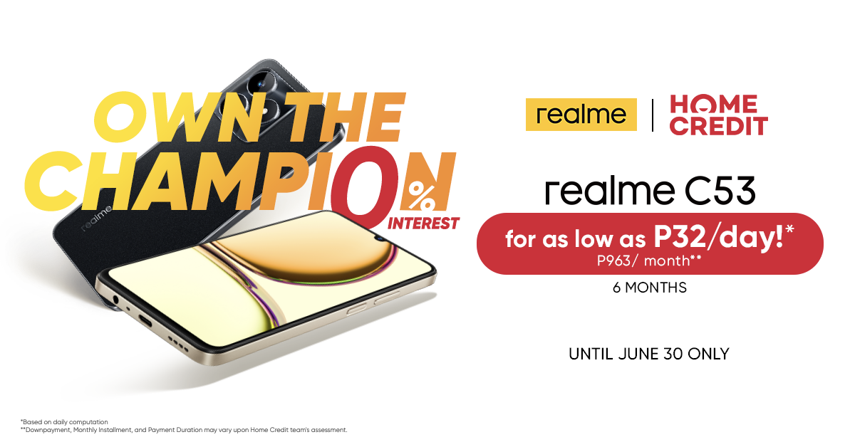 realme C53 home credit