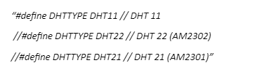 DHT11 VS DHT22：