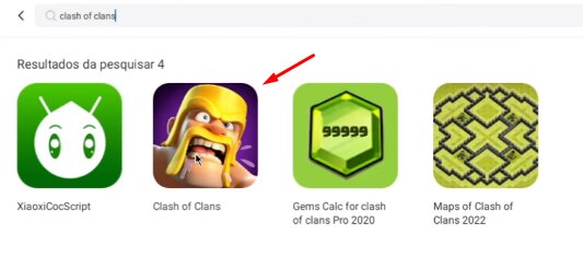 Faça download do Clash of Clans para jogar no notebook