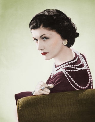 Coco Chanel French couturier. Paris 1936.