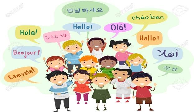 Children Saying Hello Clipart