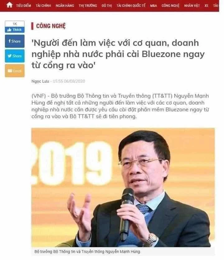 CẢNH BÁO BLUEZON