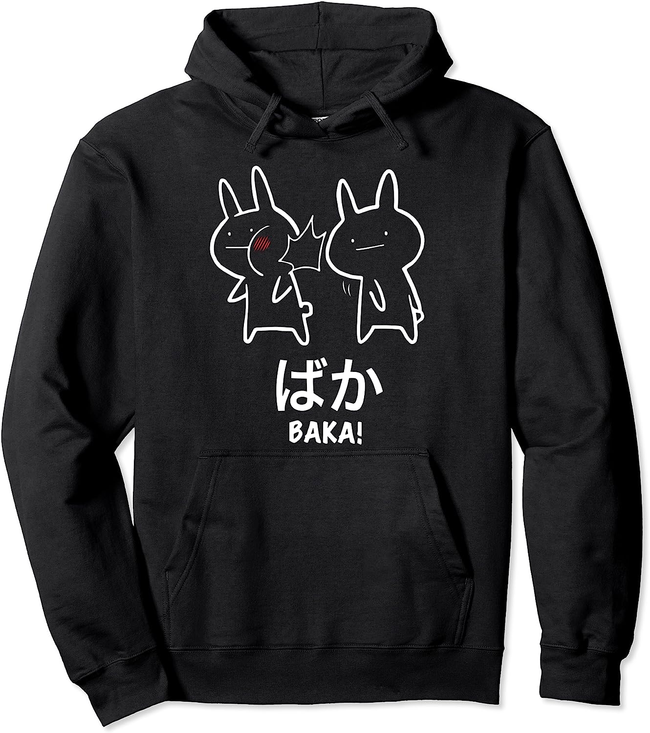 Funny Anime Baka Rabbit Slap Hoodie