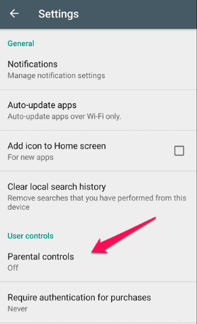 Set up Parental Controls- 10 tips and tricks for using Google Play Store