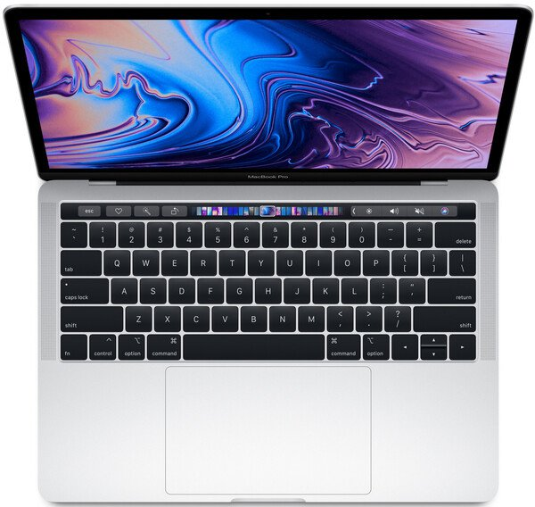 Ноутбук APPLE A1989 MacBook Pro 13&quot; Retina with Touch Bar 512GB Silver (MR9V2UA/A)