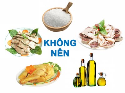 Các thực phẩm rối loạn tiền đình không nên ăn