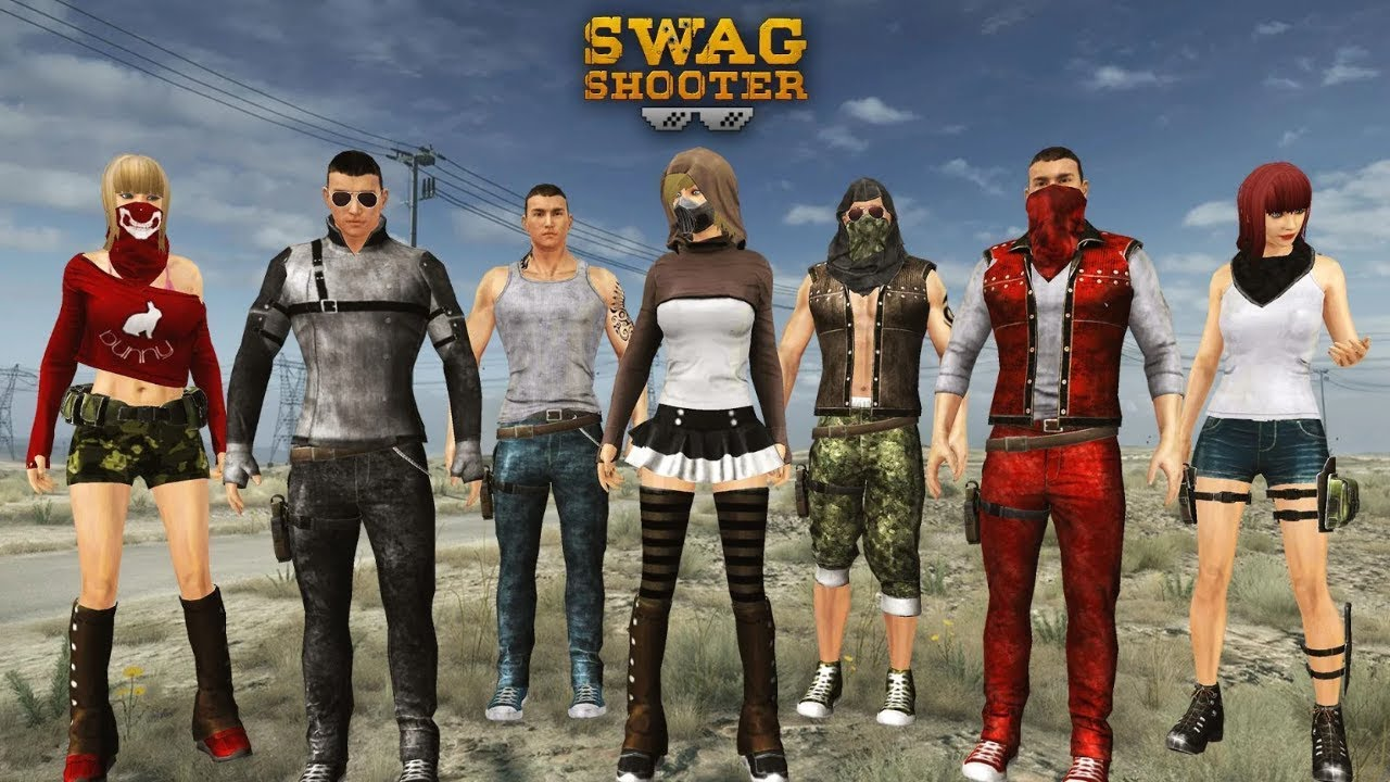 2. Swag Shooter – Online & Offline Battle Royale Game