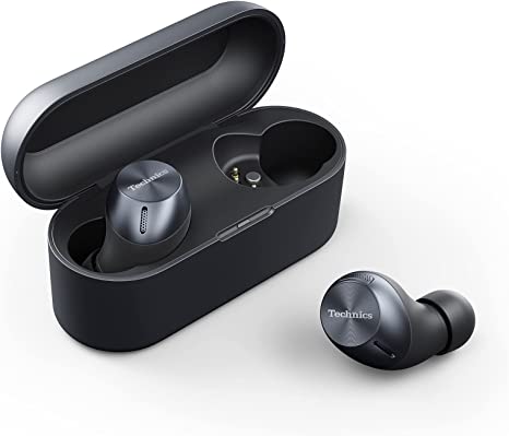 Technics True Wireless Earbuds, High-Fidelity Bluetooth Ear Buds with Multi-Point Connectivity, Impressive Call Quality, and Comfort Fit, EAH-AZ40-K (Black)