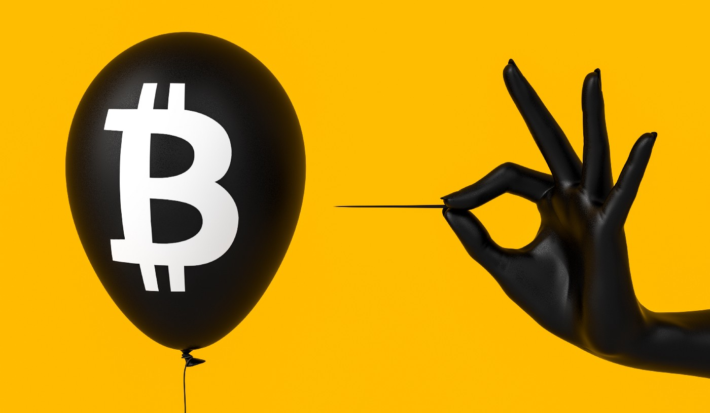 Blog - Bitcoin Black Balloon Image
