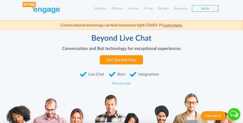 Chatbot de SnapEngage 