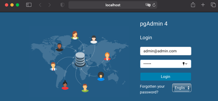 PgAdmin Docker: Verification of Docker Connection Step 5