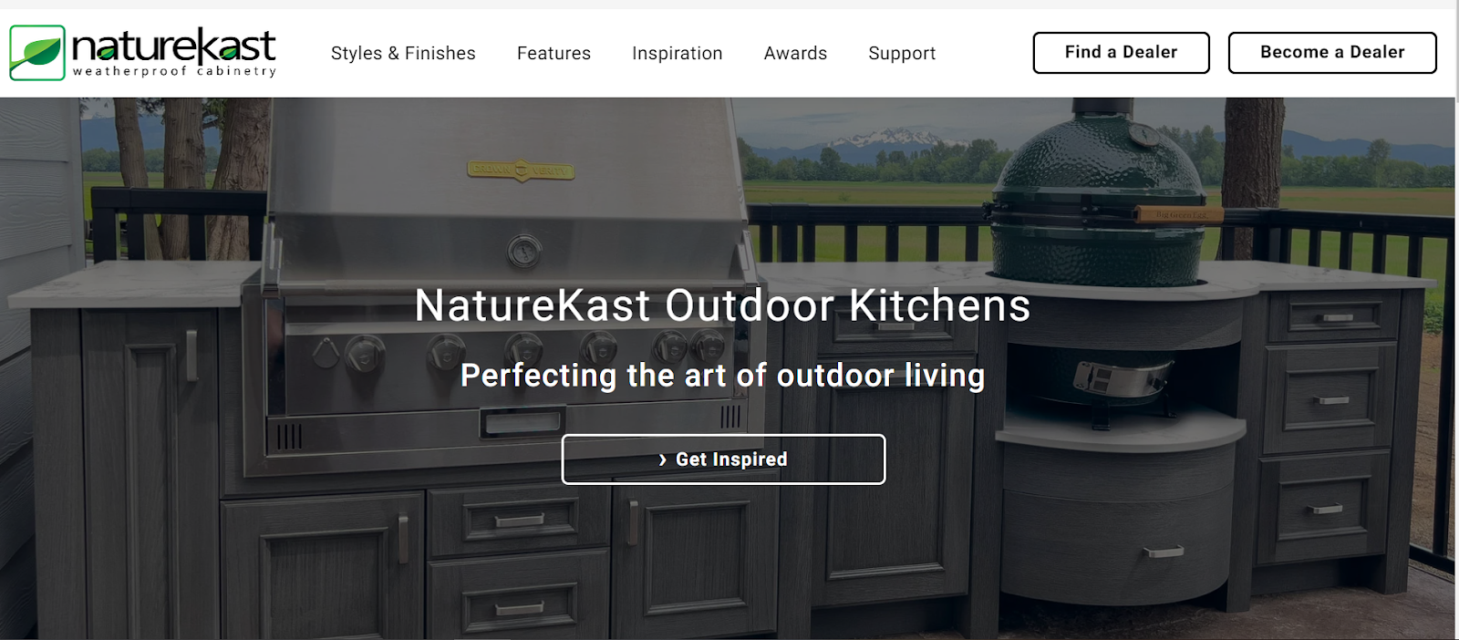 NatureKast website award-winning homepage image