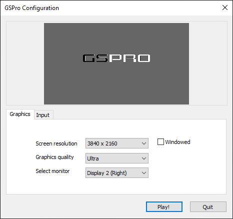 GSPro Golf Simulator Software