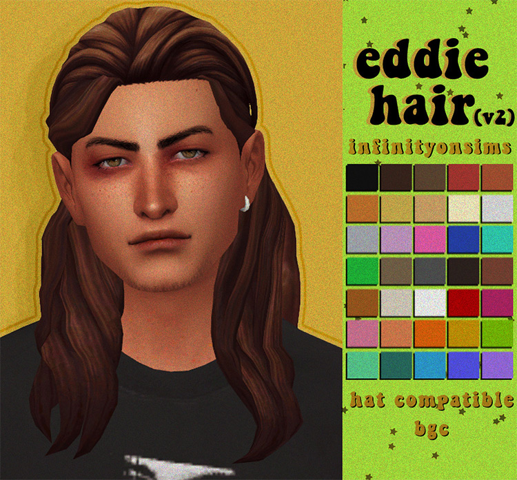 Maxis Match Long Hair For Men: Sims 4 CC (List)