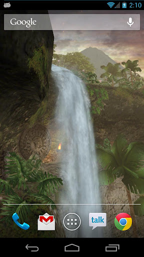 Download Jungle Waterfall LiveWallpaper apk