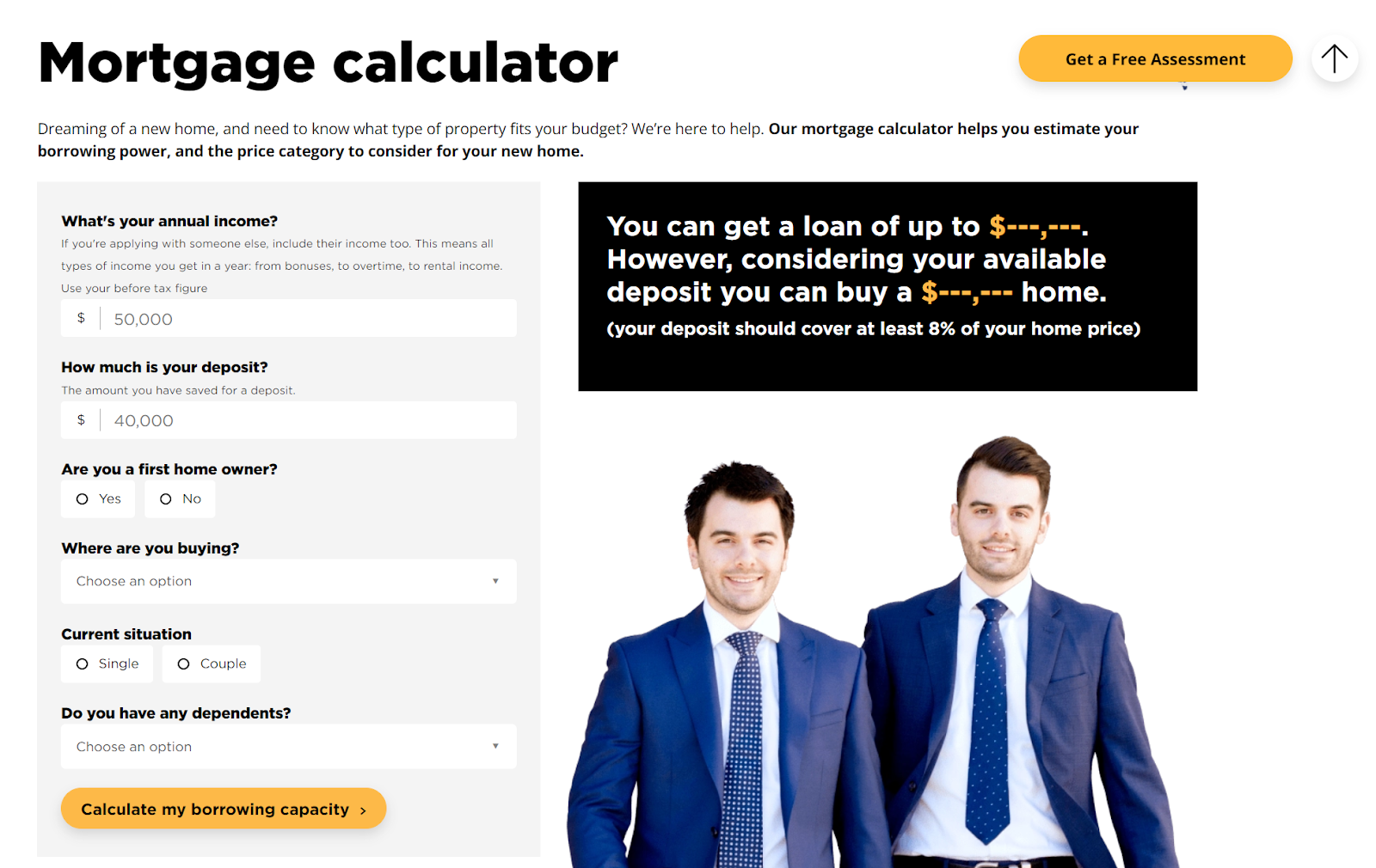 Hunter Galloway mortgage calculator