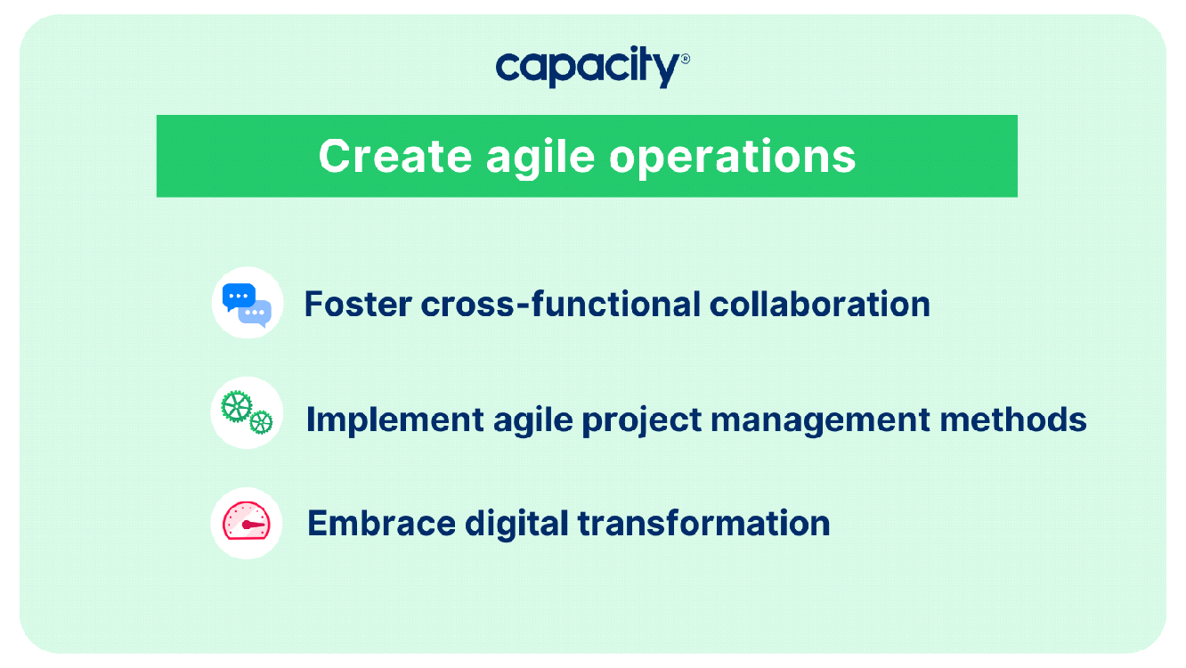 Create agile operations