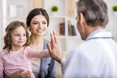 doctor and young patient